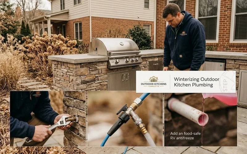 Step-by-step guide to winterizing outdoor kitchen plumbing in Charlotte