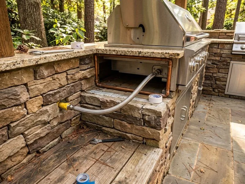 Outdoor Kitchen Installation project example 2